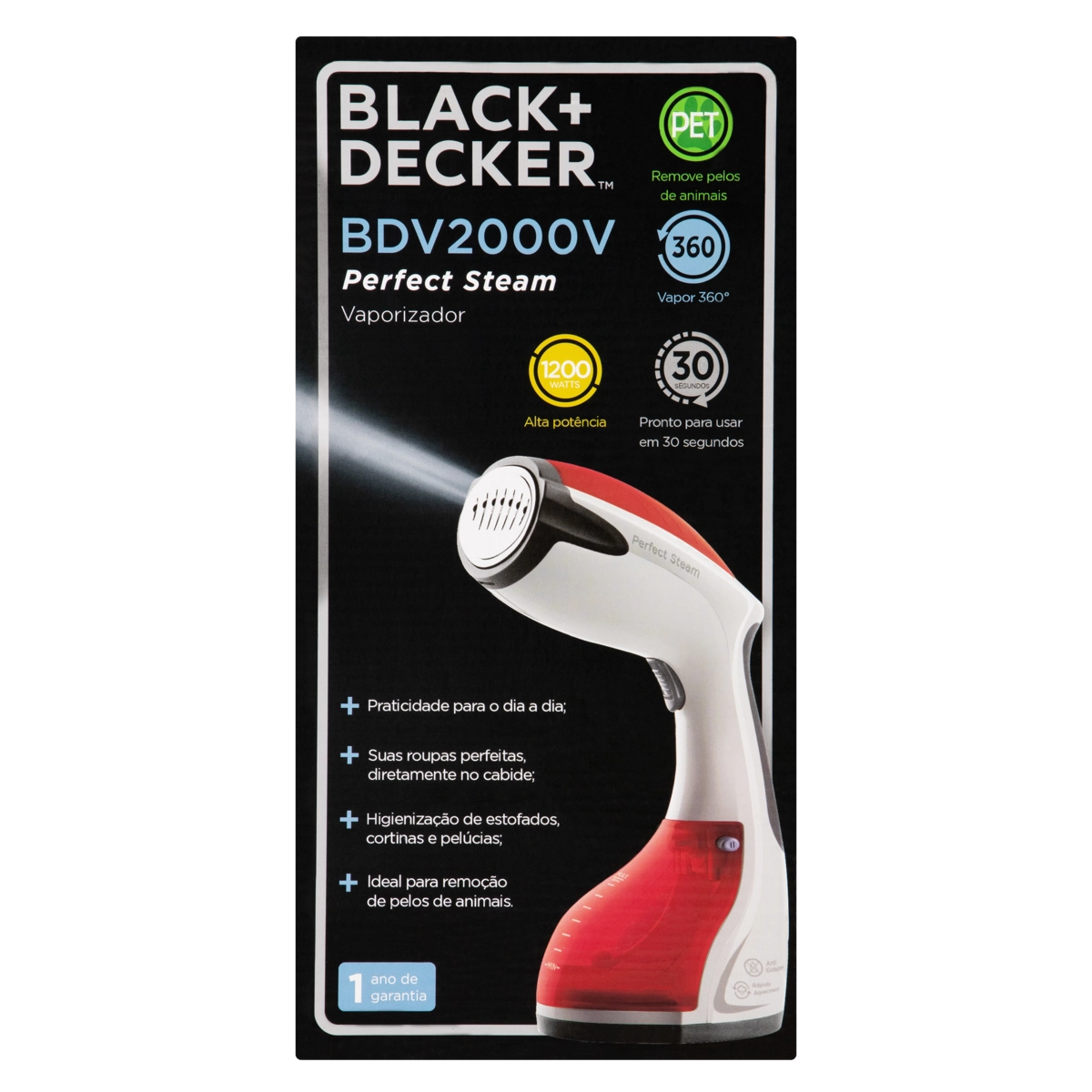 Vaporizador Perfect Steam Bdv2000v Black Decker 220v