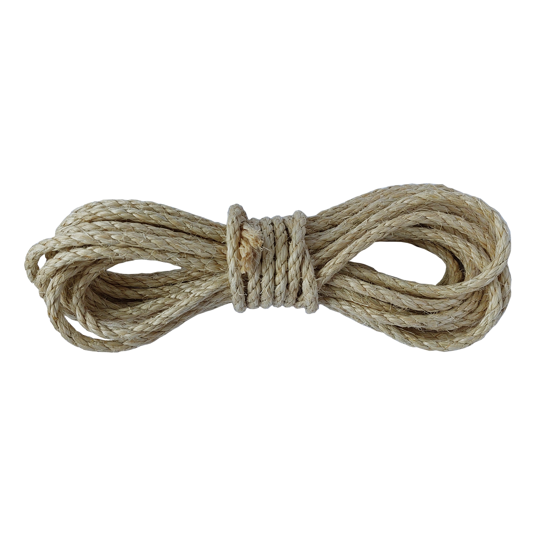 Corda Sisal Multifilamento 6mm 140kg com 10m