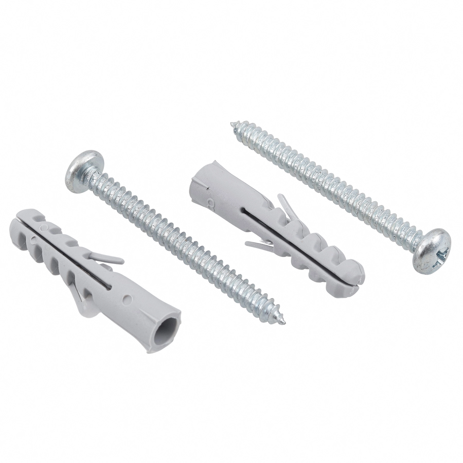 Bucha Plástico para Alvenaria 8mm com Parafuso PPB 50 unidades