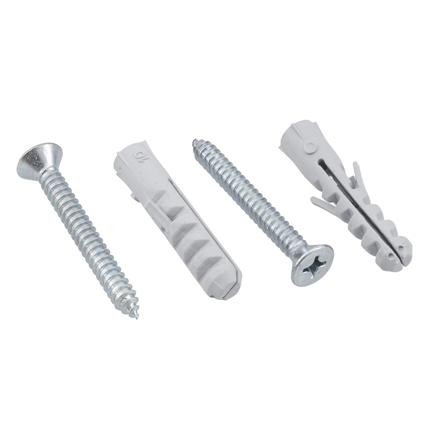Bucha Plástico para Alvenaria 10mm com Parafuso PCB 25 unidades