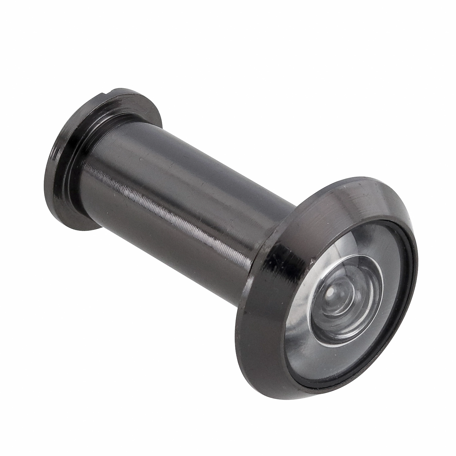 Olho Mágico para Porta 35 a 52mm 180º Latão Preto Cromado