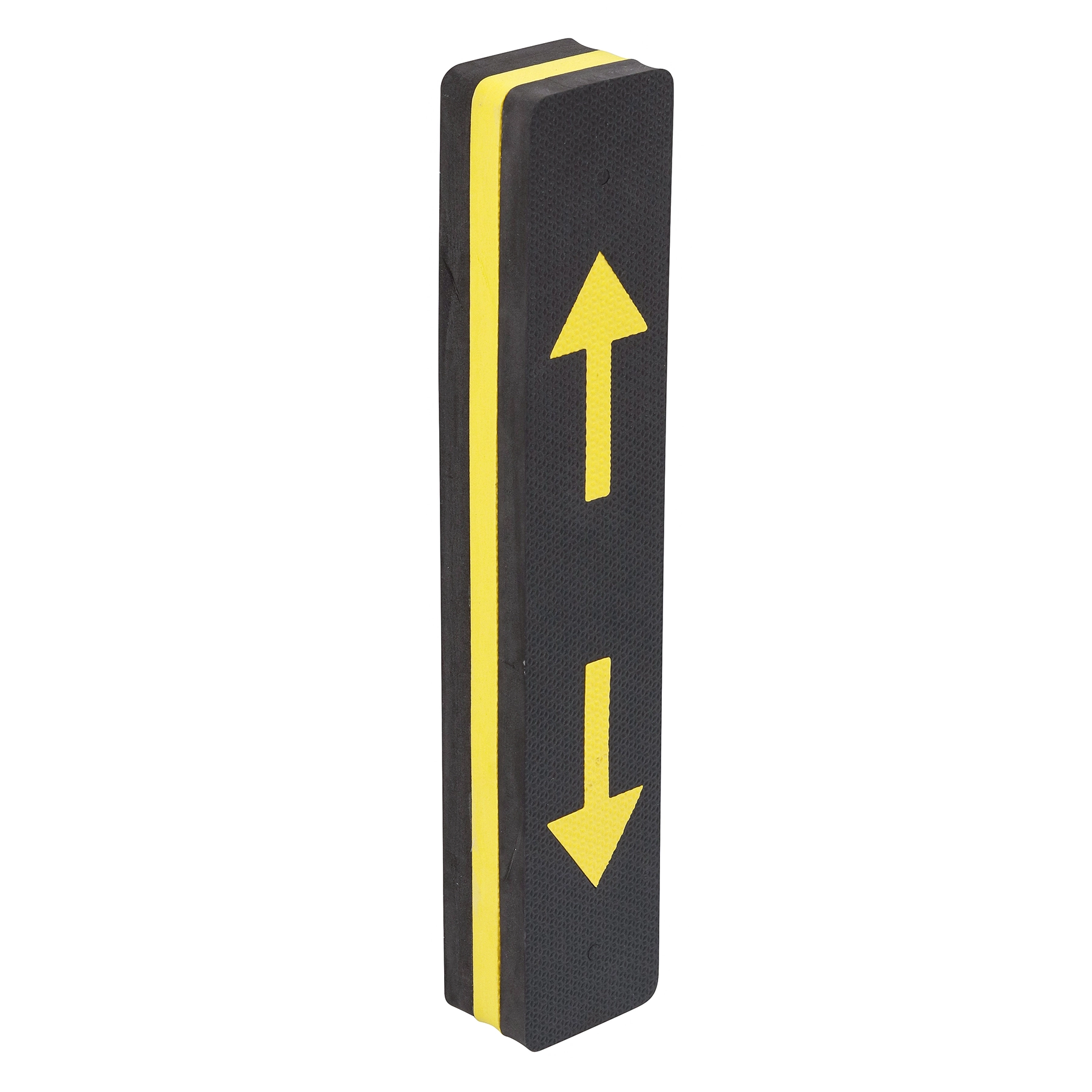 Protetor de Para-choque 45x8x6cm Plástico Preto e Amarelo 1 unidade PRO/02 Fixtil