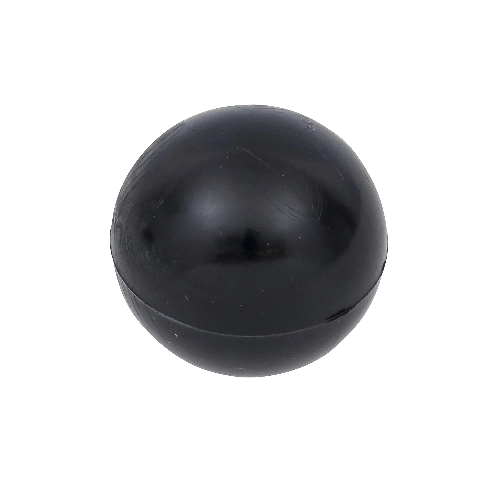 Batedor para Porta Parafusar PVC Preto 1 peça