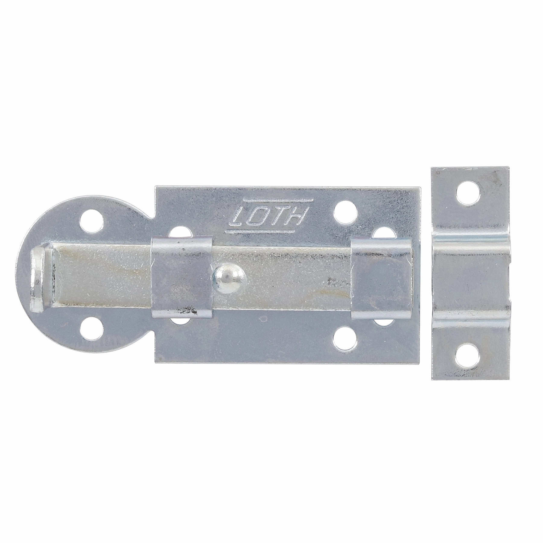 Trinco Ferrolho Chato Aço Zincado 2.1/2" 1 peça