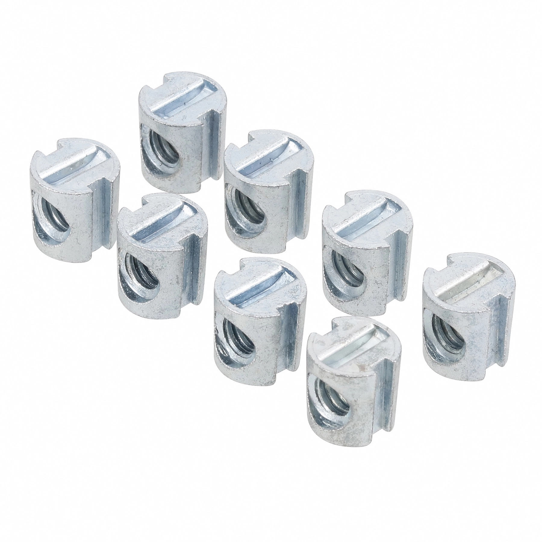Porca Cilíndrica Zamac 12mmx1/4" 8 peças