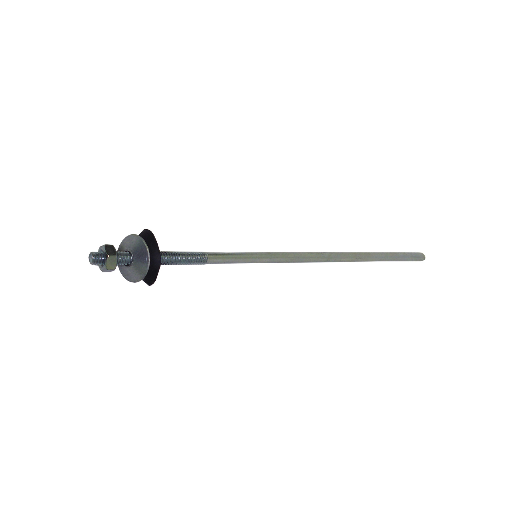 Haste Aço 20cmx1/4" com Porcas e Arruelas 4 unidades