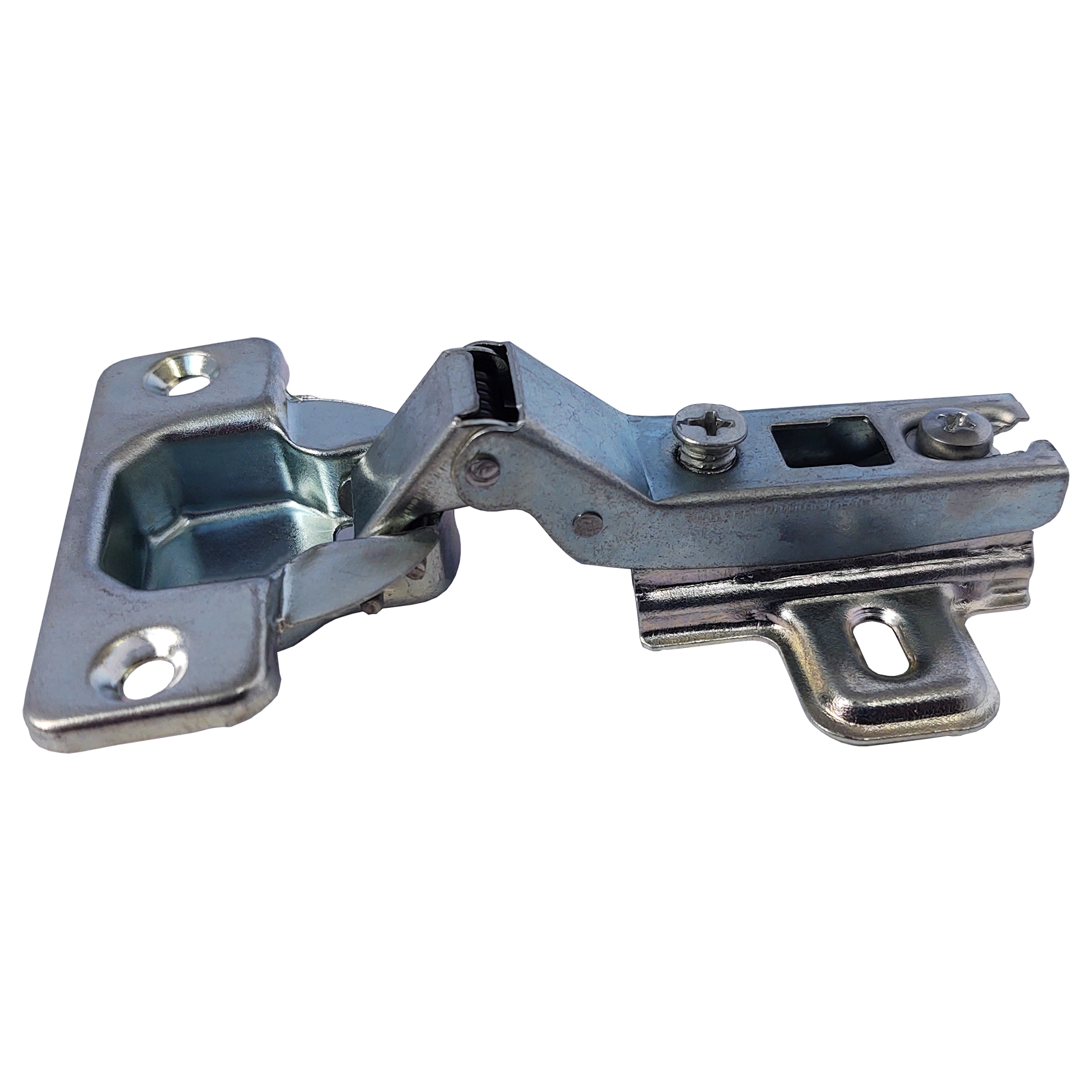 Dobradiça para Móveis Curva 35mm 95º Aço 10 peças