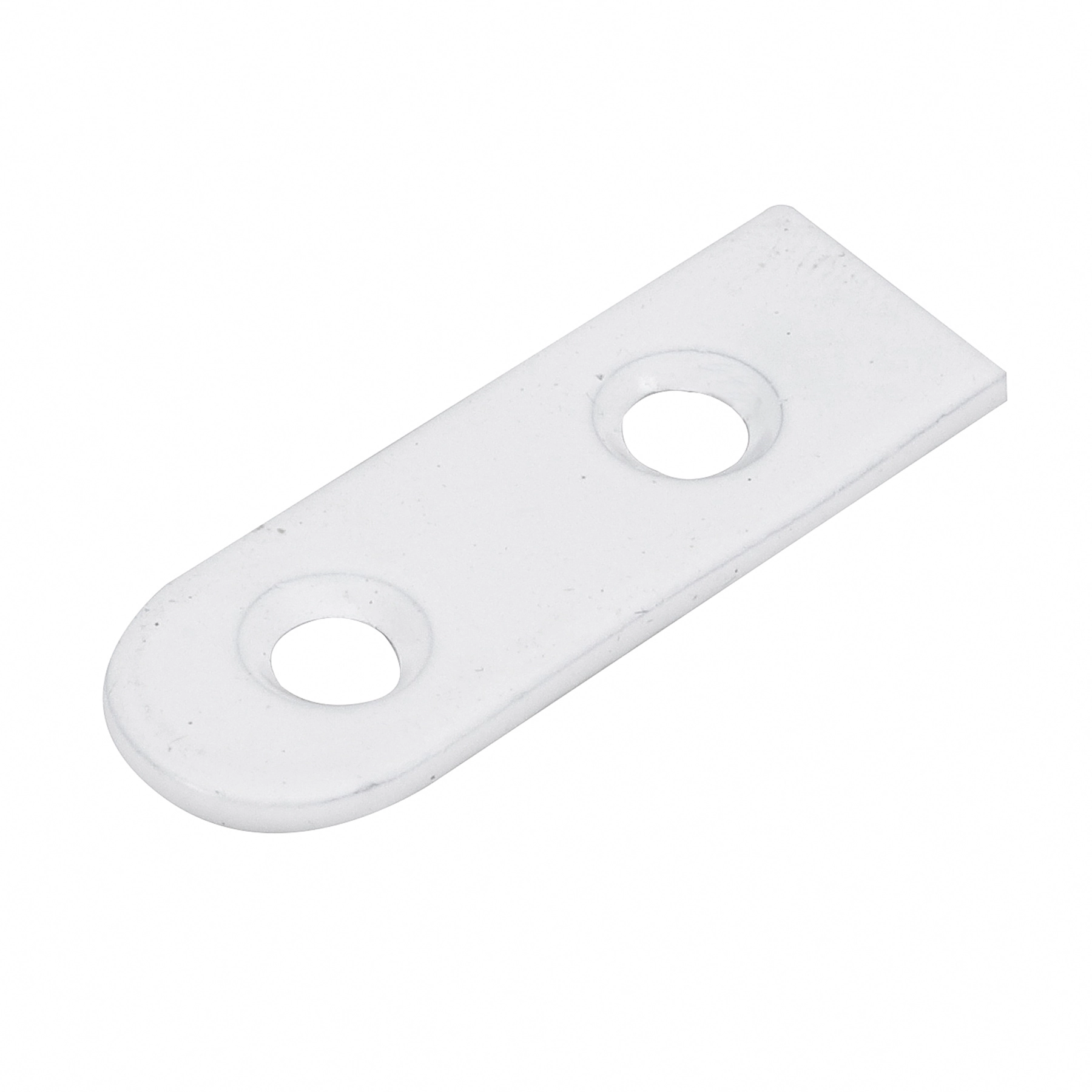União Chata Aço 40mm Branco 1 peça Fixtil
