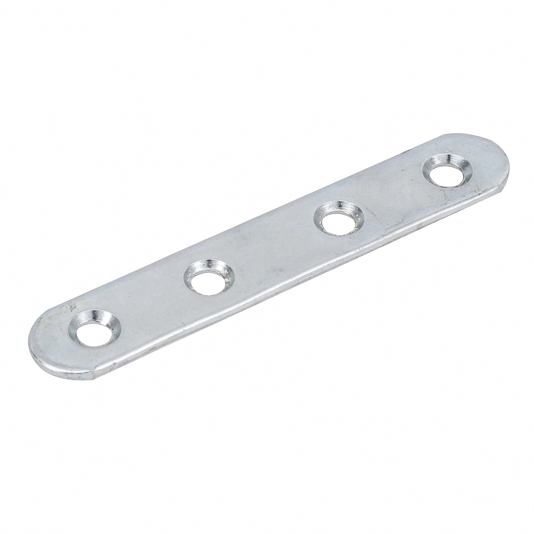 União Chata de Aço 80mm Prata Fixtil