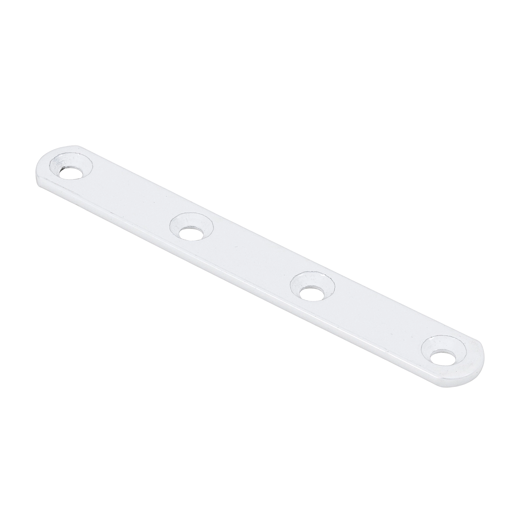 União Chata Aço 120mm Branco 1 peça Fixtil