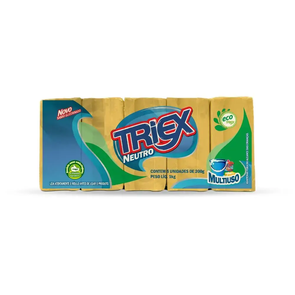 Sabao Neutro Triex Em Barras C/5 Unidade