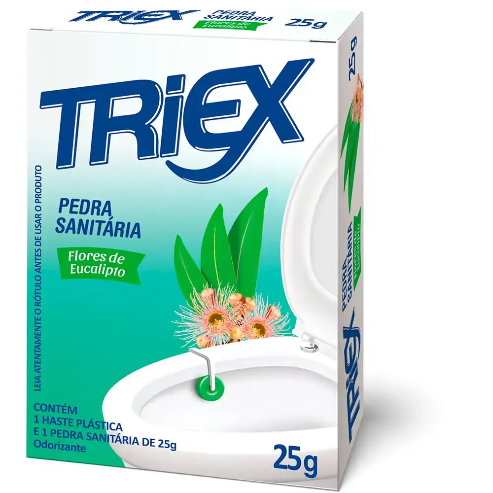 Pedra Sanitaria Triex 25g Flores De Eucalipto