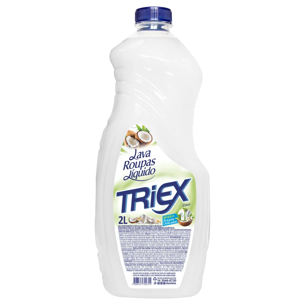 Lava Roupa Liq Triex 2l Coco