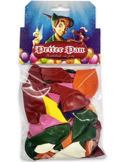 Balao Latex Petter Pan N?6 50unidade Liso