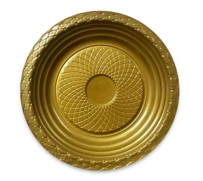 Prato Plast Col Dourado Petter Pan