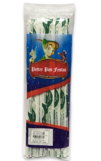 Canudo Bio Petter Pan Sache 24cm X 5mm C/25