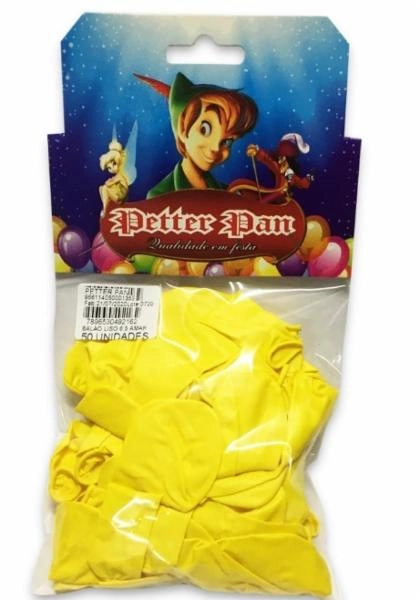 Balao Petter Pan Latex Liso N6.5 Amar C/50