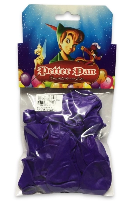 Balao Petter Pan Latex Liso N6.5 Lilas C/50