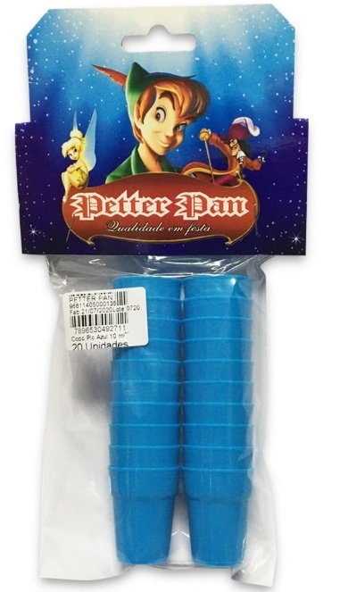 Copo Petter Pan Pic 010 10ml Azul C/20