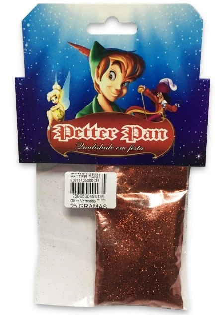 Gliter Vermelho Petter Pan 25gr