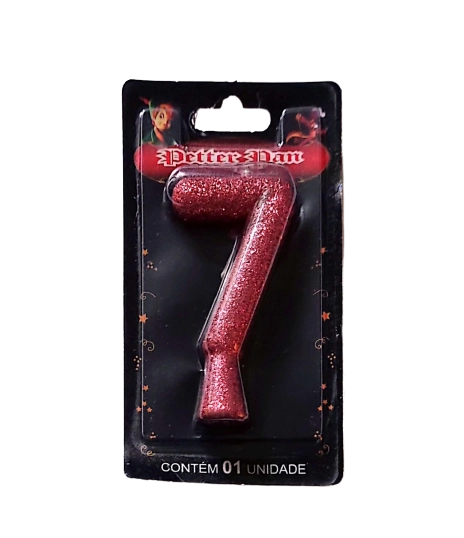 Vela Aniv Petter Pan Glitter Premium Rose N.7
