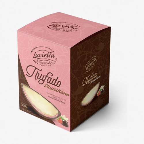 Ovo De Pascoa Laciella 400gr Trufado Napolitano