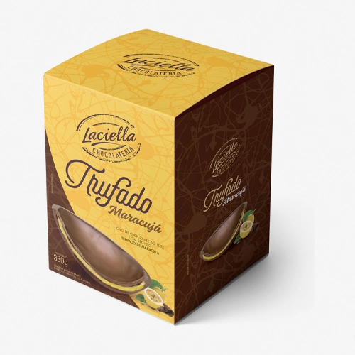 Ovo De Pascoa Laciella 400gr Trufado Maracuja