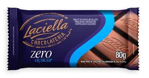 Choc.laciella Zero Acucar 80g