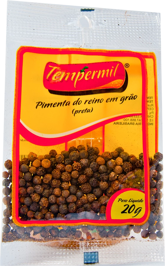 Pimenta Do Reino Preta Em Graos Tempermil 20g