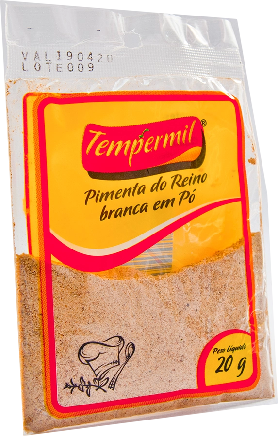 Pimenta Do Reino Branca Tempermil 20g