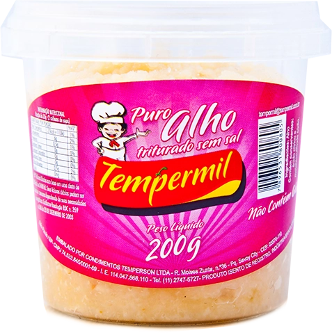 Alho Tempermil Triturado Pote