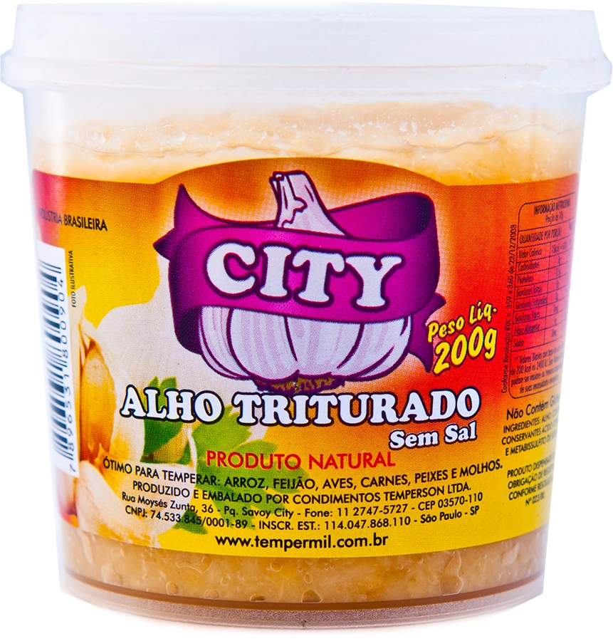 Alho Triturado S/sal City