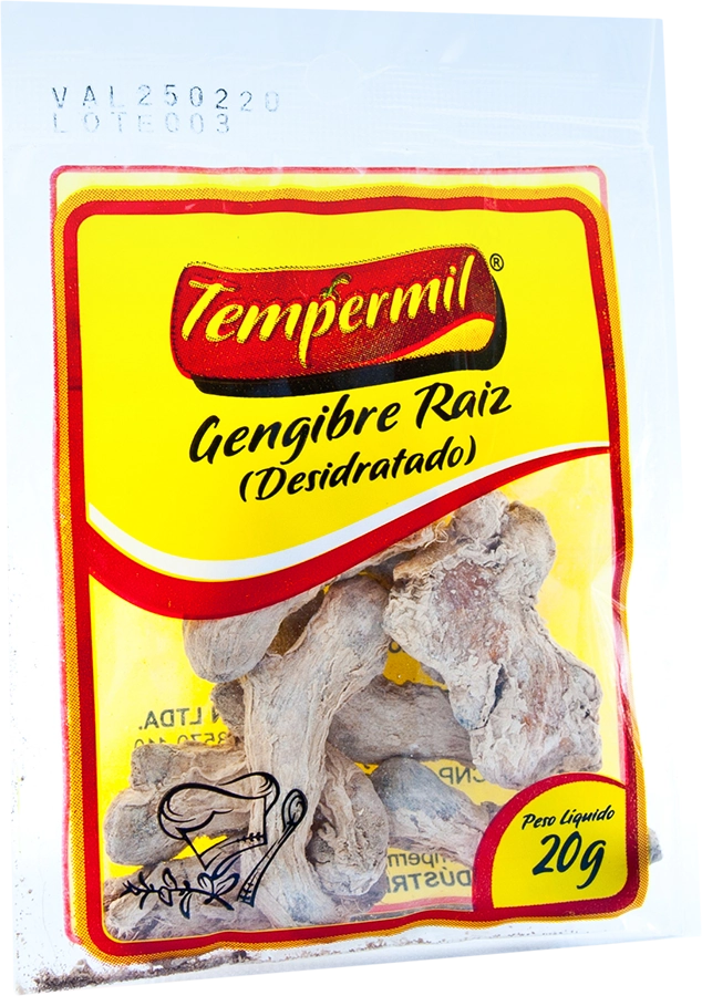 Gengibre Desidratado Em Raiz Tempermil 20g
