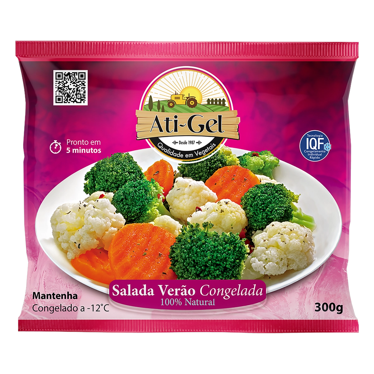 Salada Verão Congelada Ati Gel Pacote 300g