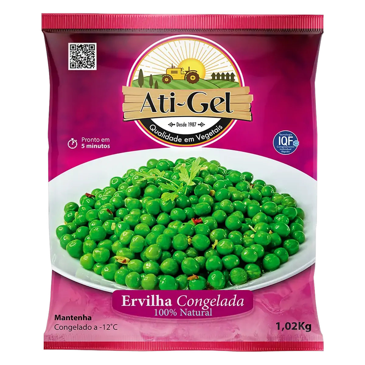 Ervilha Congelada Ati Gel Pacote 1,02kg