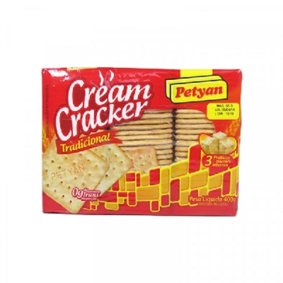 Biscoito Petyan Cream Cracker Tradicional
