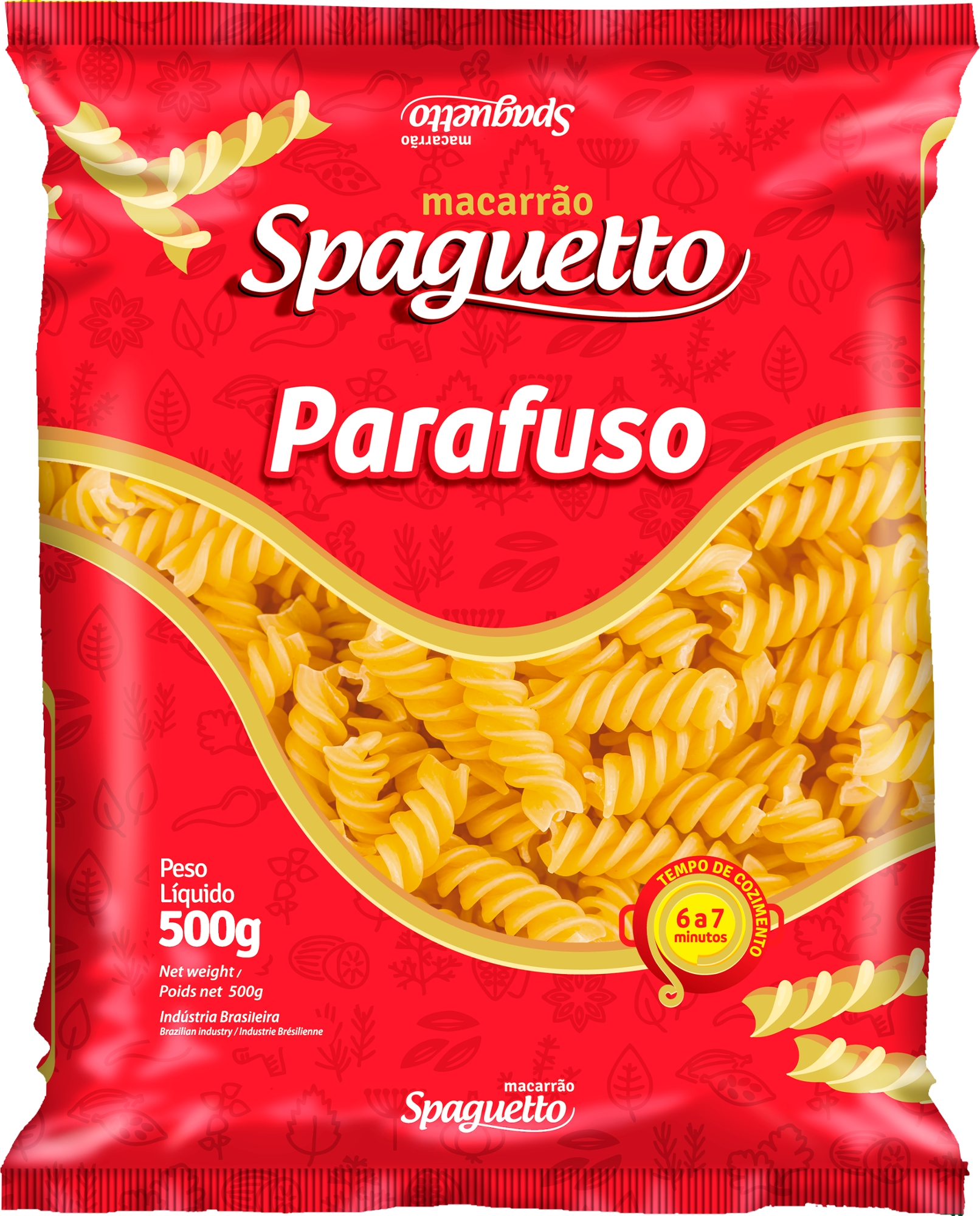 Macarrao Comum Parafuso Spaguetto 500g