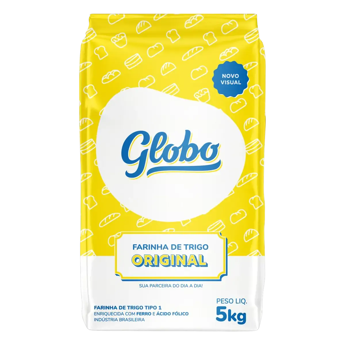 Farinha De Trigo Tipo 1 Original Globo Pacote 5kg