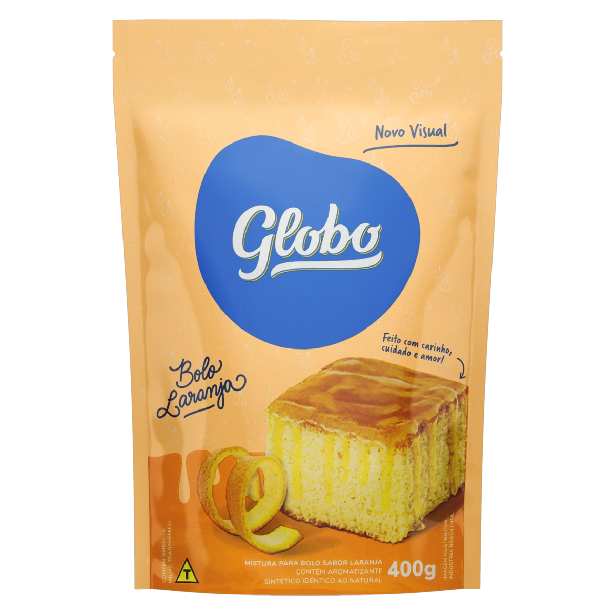 Mistura Para Bolo Laranja Globo Sachê 400g