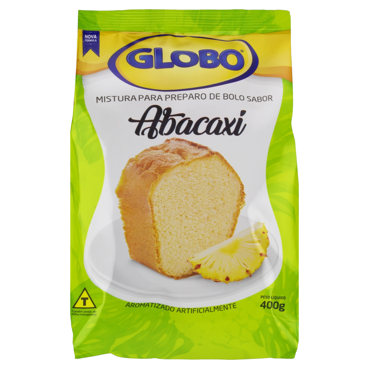 Mistura Para Bolo Abacaxi Globo Pacote 400g