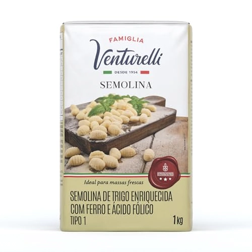 Semolina De Trigo Tipo 1 Famiglia Venturelli Pacote 1kg