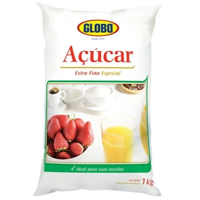 Acucar Extra Fino Globo 1kg