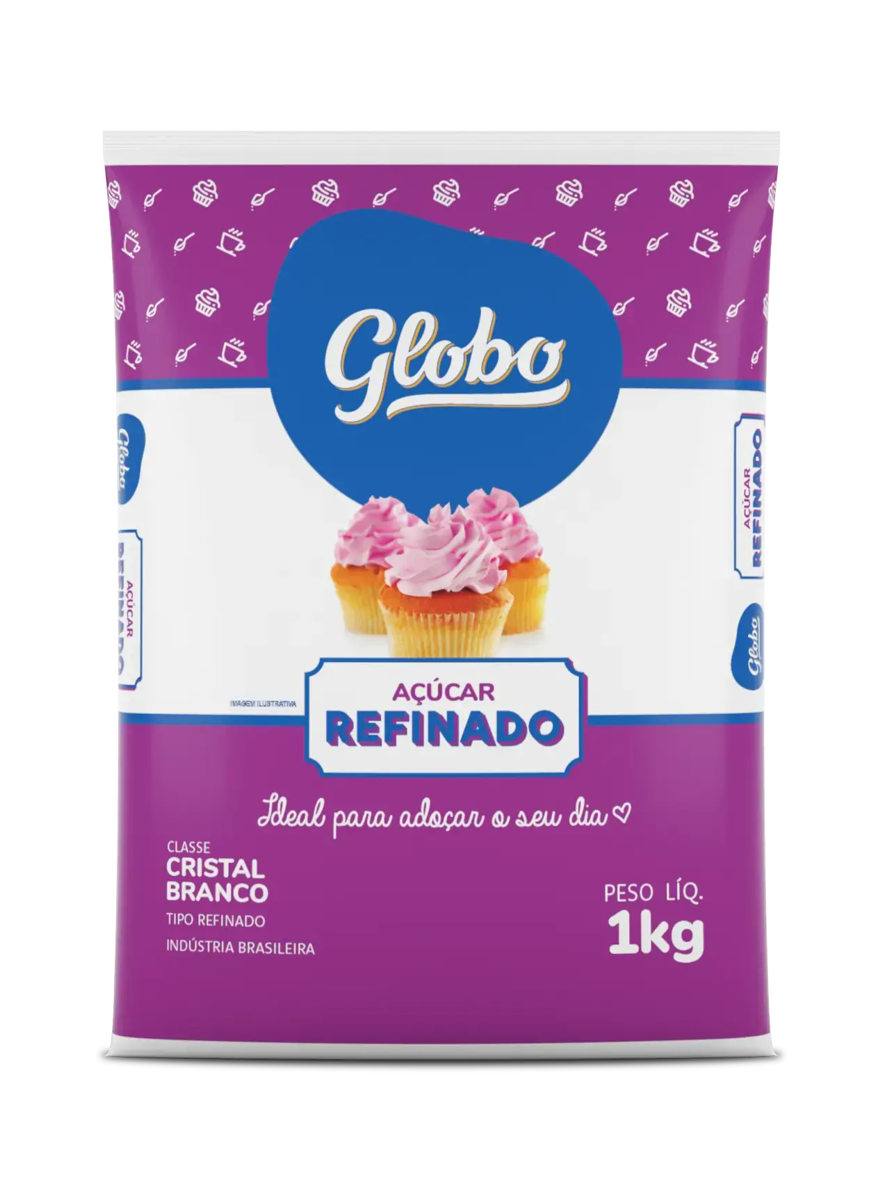 Acucar Refinado Globo 1kg