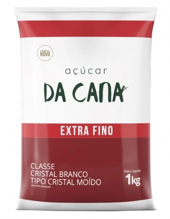 Açúcar Da Cana Extra Fino 1kg