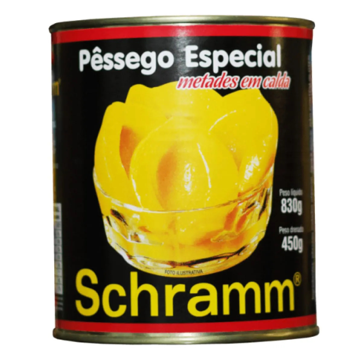 Pêssego em Calda Especial Schramm 450 g