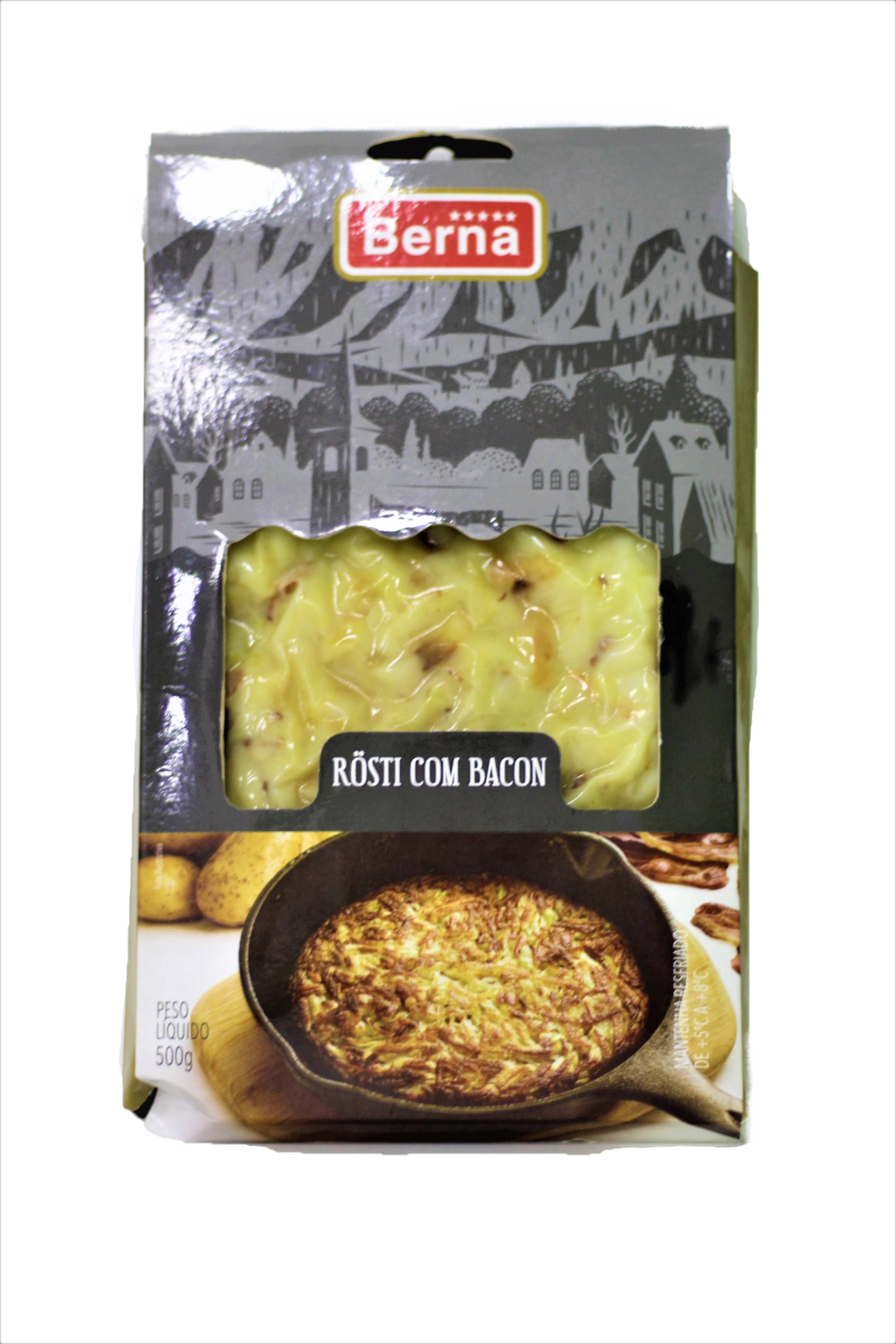 Batata Ralada Rosti Berna 500g C/ Bacon