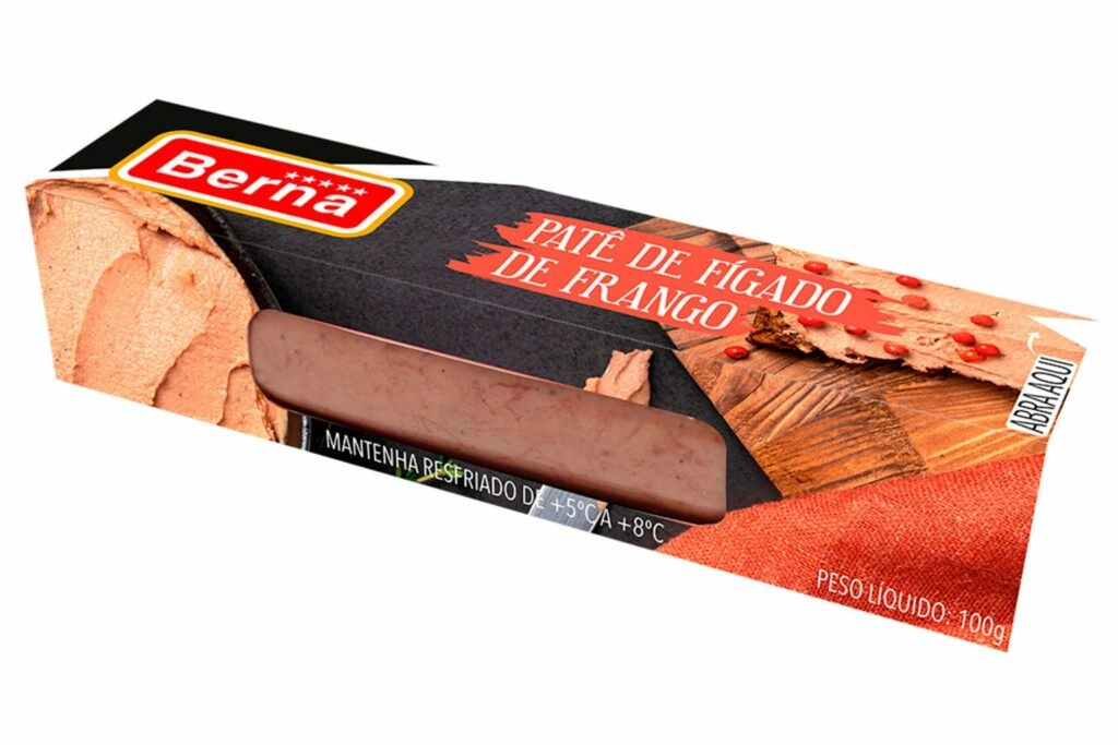 Pate Frango Porc. Berna 100g