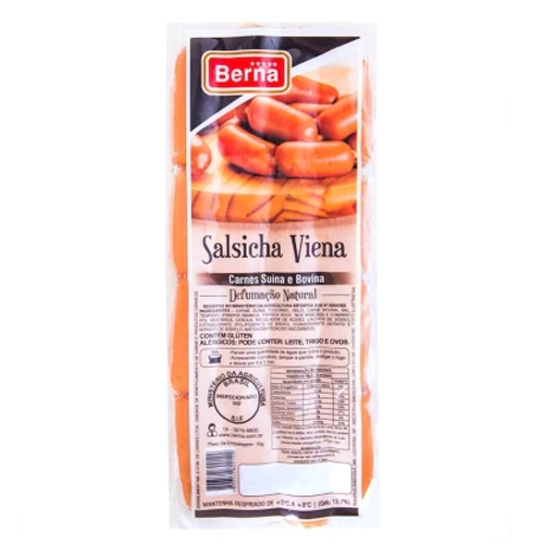 Salsicha Viena Aperitivo Berna 300g