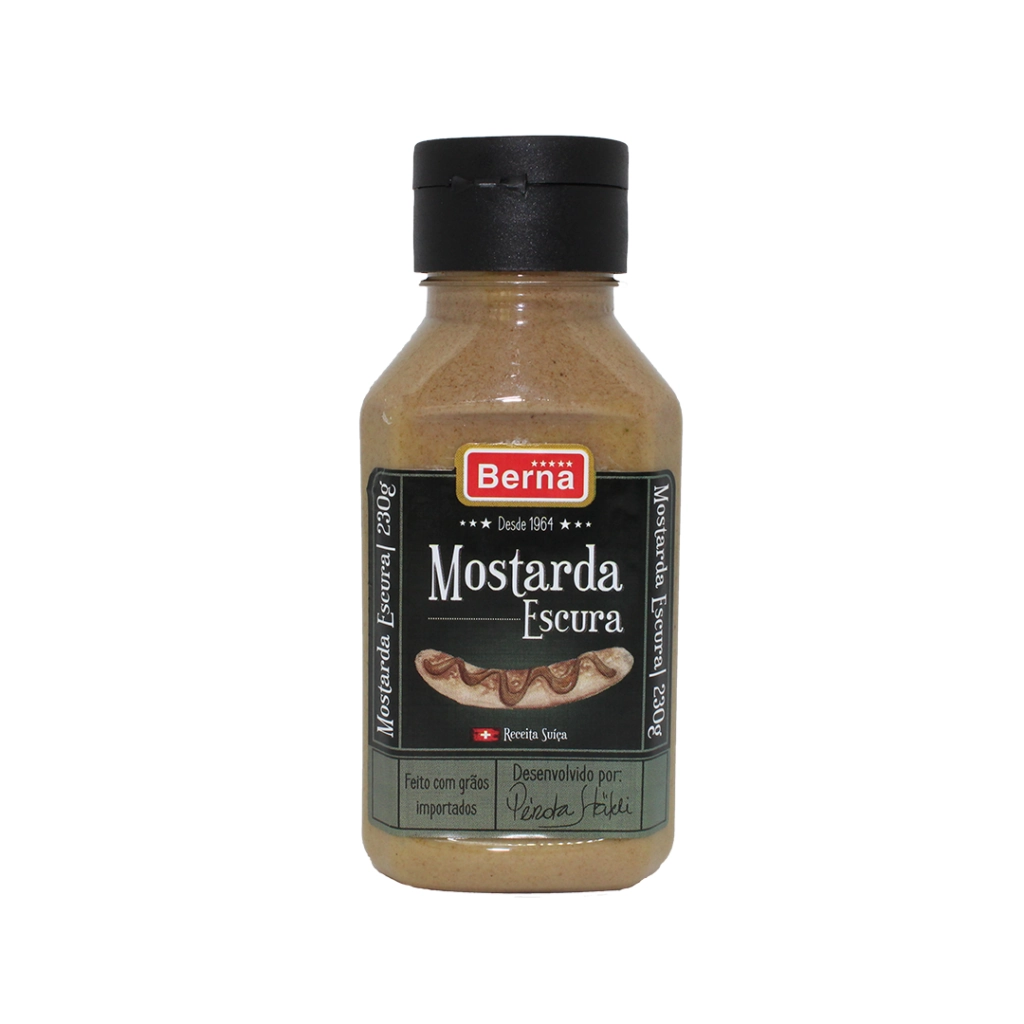 Mostarda Berna 230g Escura