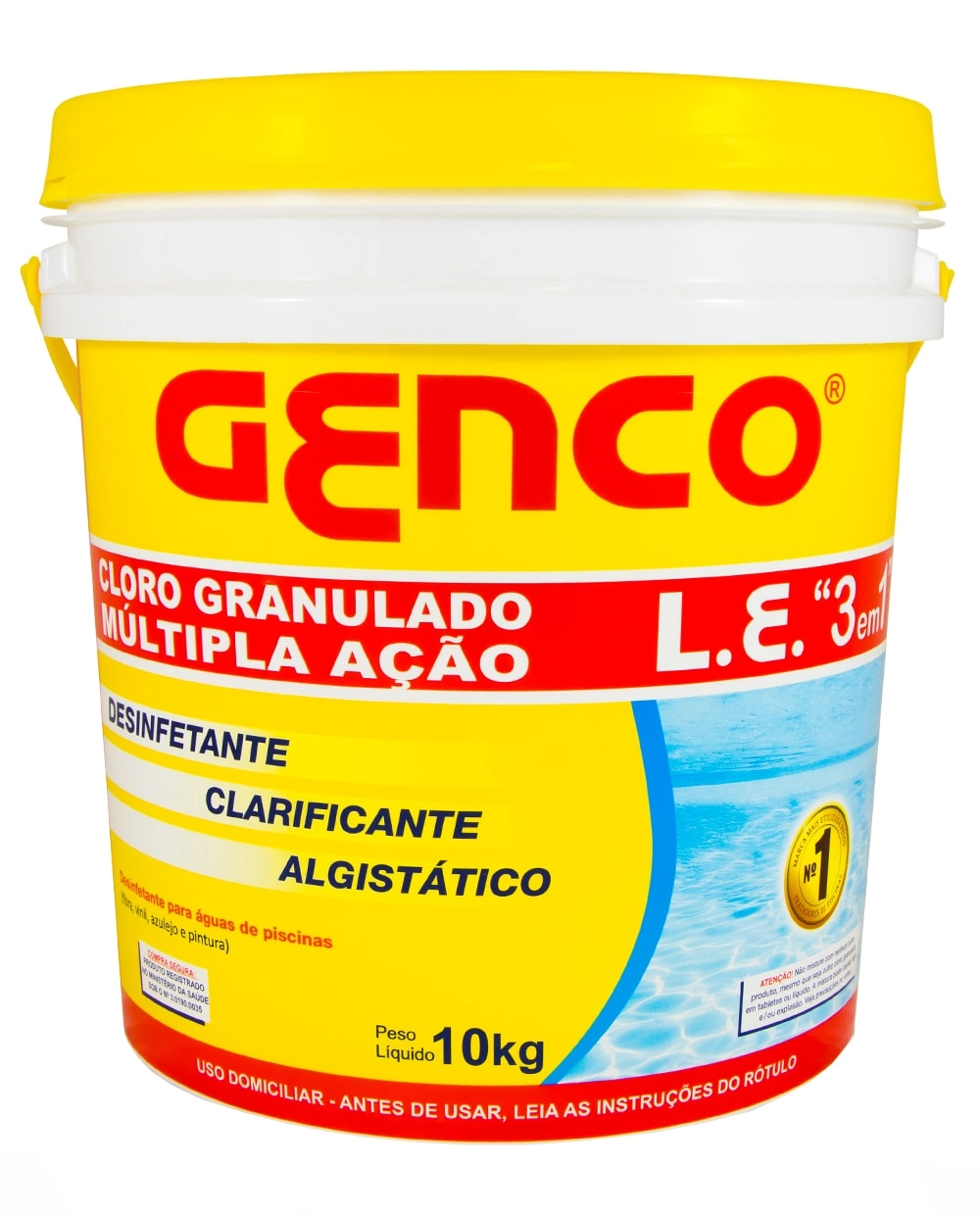 Cloro Genco Multi Ação 3 em 1 L.E 10kg